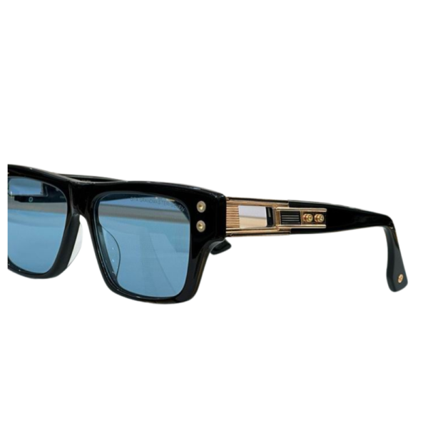 Dita Black Yellow Gold Eyewear Grandmaster Seven Sunglasses DTS407 A 01 - Image 3