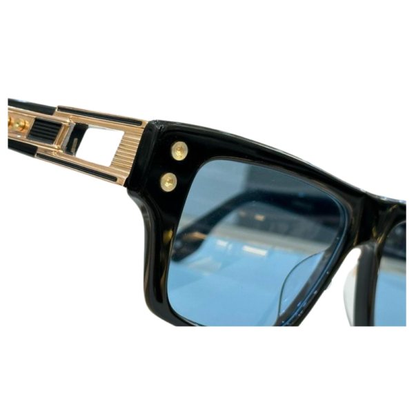 Dita Black Yellow Gold Eyewear Grandmaster Seven Sunglasses DTS407 A 01 - Image 4