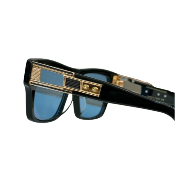 Dita Black Yellow Gold Eyewear Grandmaster Seven Sunglasses DTS407 A 01 - Image 5