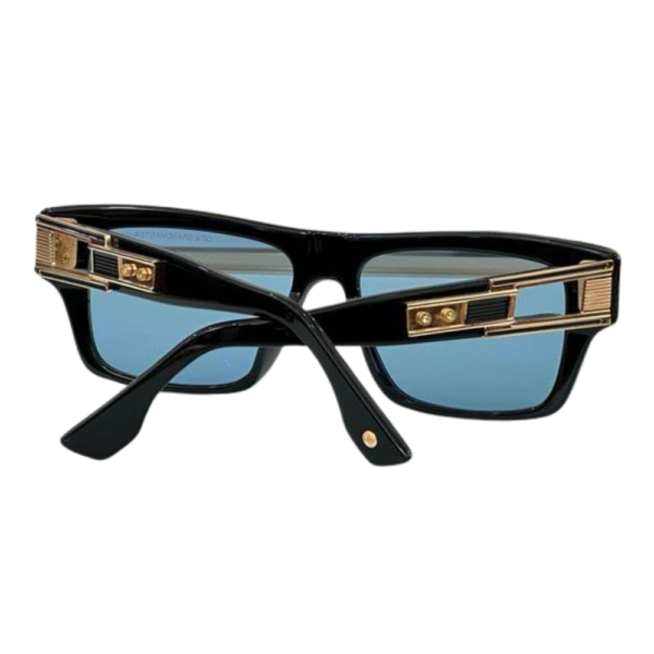 Dita Black Yellow Gold Eyewear Grandmaster Seven Sunglasses DTS407 A 01 - Image 7