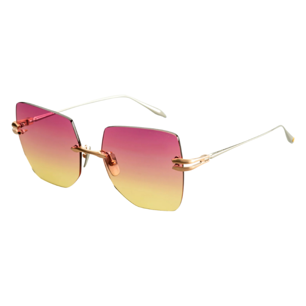 Dita Brushed Rose Gold Eyewear Embra Sunglasses DTS155 A 02 - Image 2