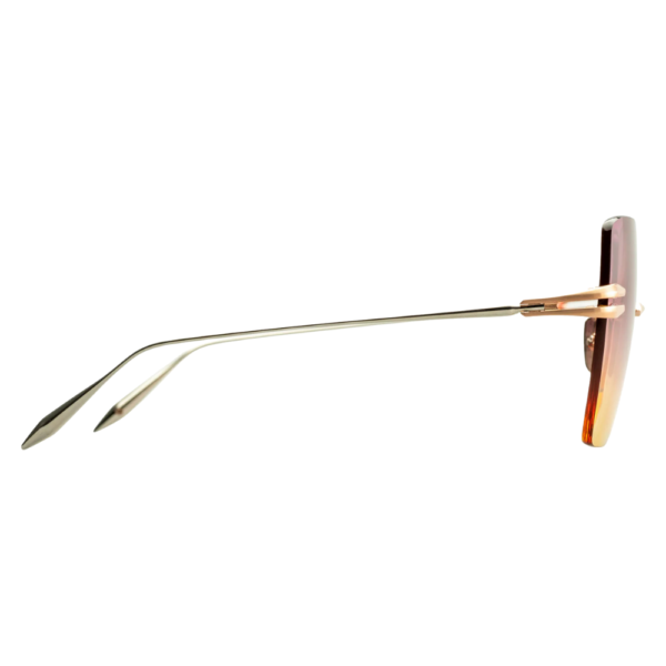 Dita Brushed Rose Gold Eyewear Embra Sunglasses DTS155 A 02 - Image 3