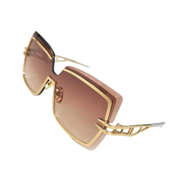 Dita Pink Rose Gold Eyewear Brokyn Sunglasses DTS440 - Image 3