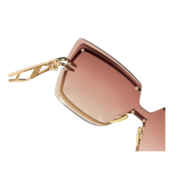 Dita Pink Rose Gold Eyewear Brokyn Sunglasses DTS440 - Image 6