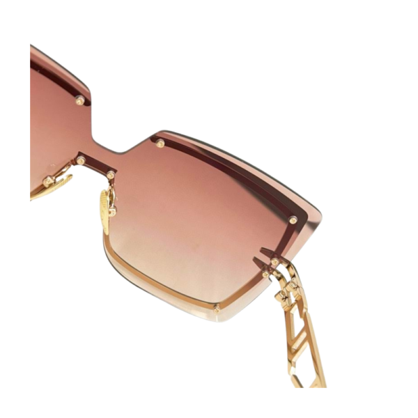 Dita Pink Rose Gold Eyewear Brokyn Sunglasses DTS440 - Image 8