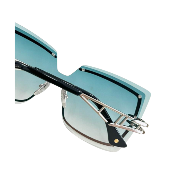 Dita Sky Blue Silver Eyewear Brokyn Sunglasses DTS440 - Image 8