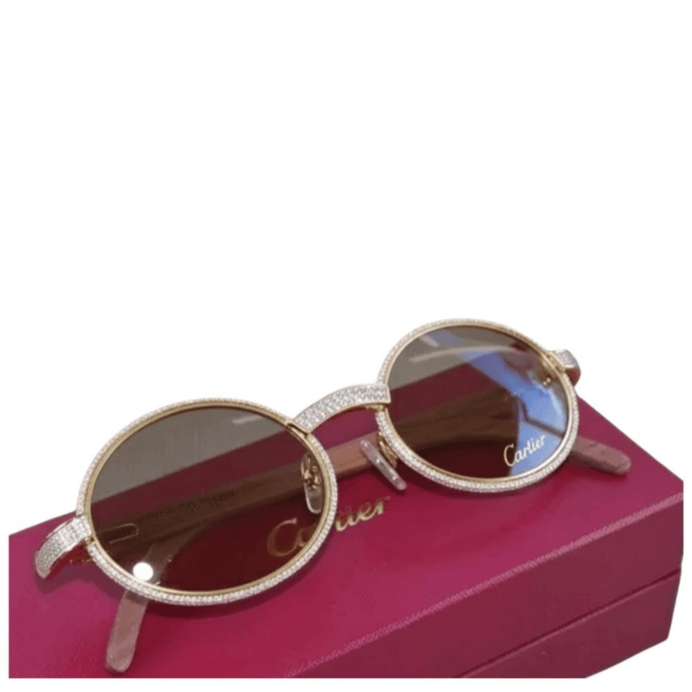 RARE Signature C Giverny Bubinga Woods Sunglasses - Image 6
