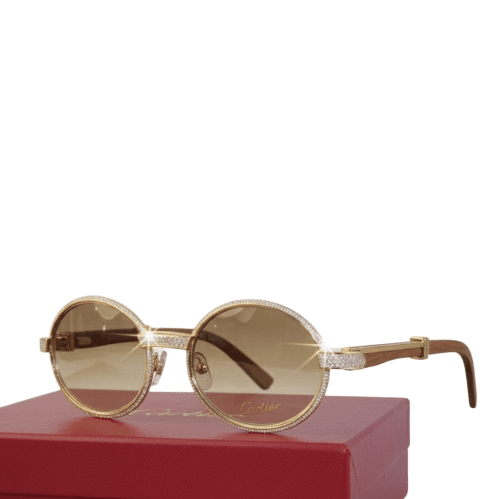 RARE Signature C Giverny Bubinga Woods Sunglasses - Image 4