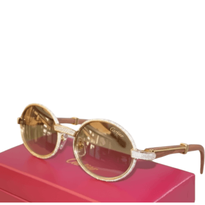 RARE Signature C Giverny Bubinga Woods Sunglasses