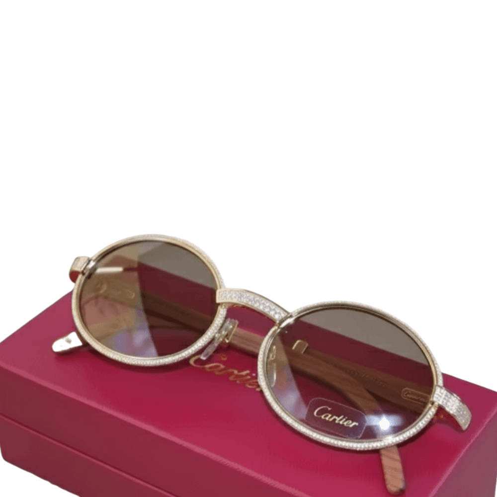 RARE Signature C Giverny Bubinga Woods Sunglasses - Image 5