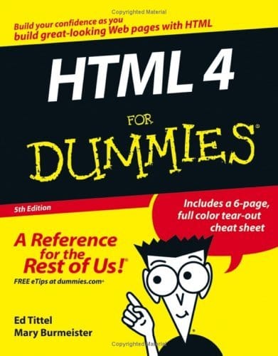 HTML 4 For Dummies 5th Edition