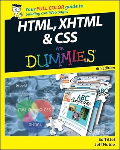 HTML, XHTML & CSS For Dummies 6th Edition