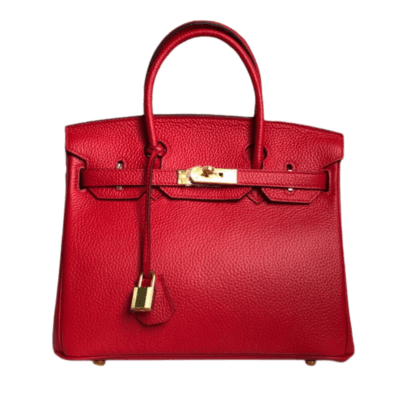 Cherry Red Hermès Birkin 30-35 Togo Leather with Gold Hardware