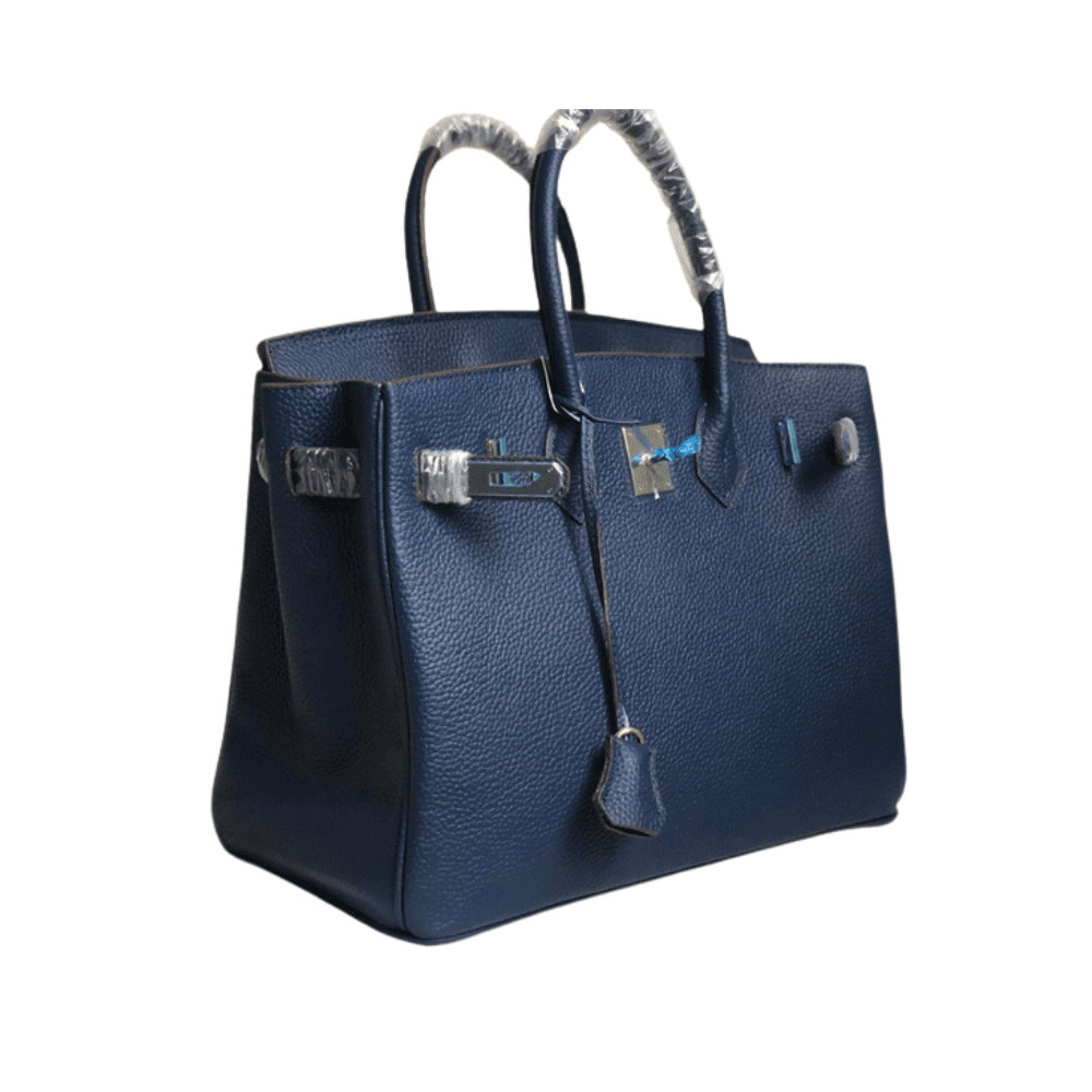Navy Blue Hermès Birkin 30-35 Togo Leather with Gold Hardware - Image 5