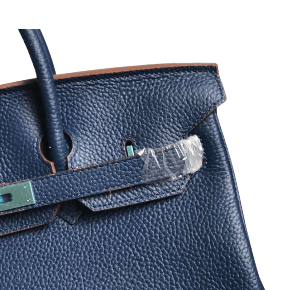 Navy Blue Hermès Birkin 30-35 Togo Leather with Gold Hardware - Image 8