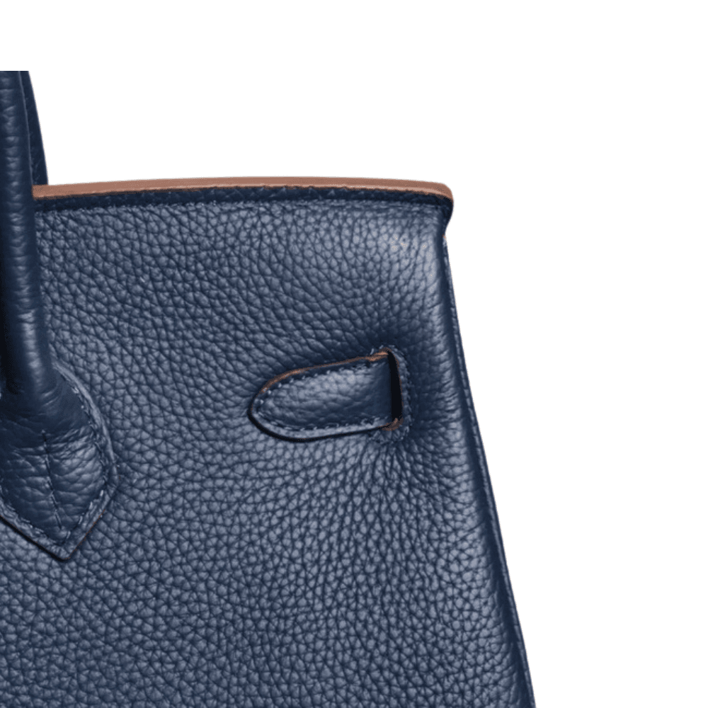 Navy Blue Hermès Birkin 30-35 Togo Leather with Gold Hardware - Image 7