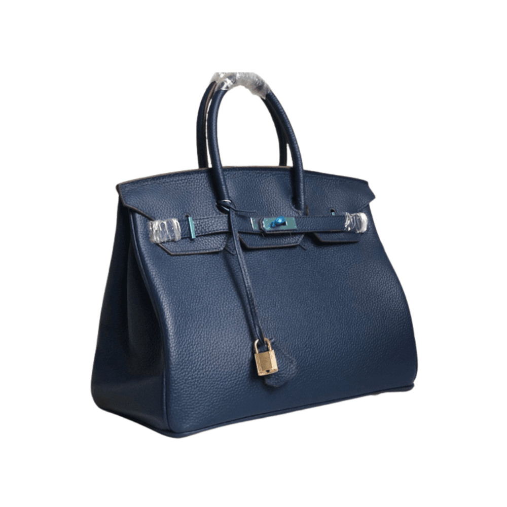 Navy Blue Hermès Birkin 30-35 Togo Leather with Gold Hardware - Image 2