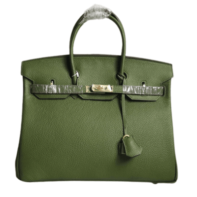 Olive Green Hermès Birkin 30-35 Togo Leather with Gold Hardware
