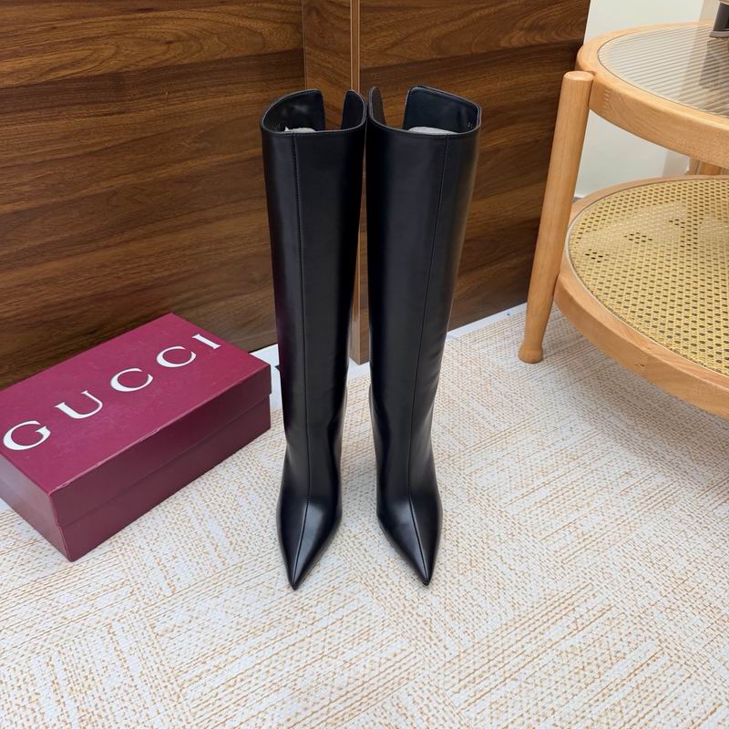 Gucci Black Bombshell Knee-High Boots MNS0921 - Image 3