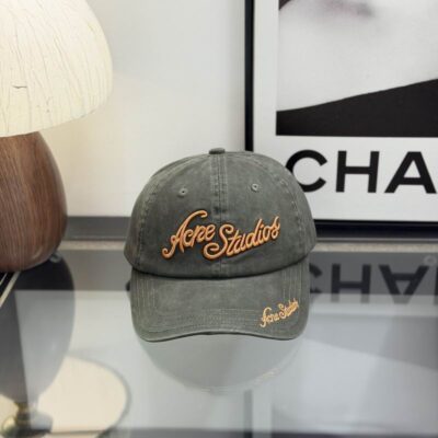 Acne Studios Embroidered Logo Baseball Cap 4100158