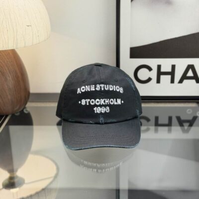 Acne Studios Sprayed Logo Baseball Cap 3974822