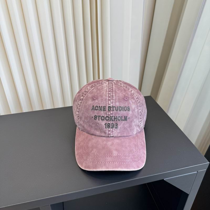 Acne Studios Washed Logo Baseball Cap 4259629
