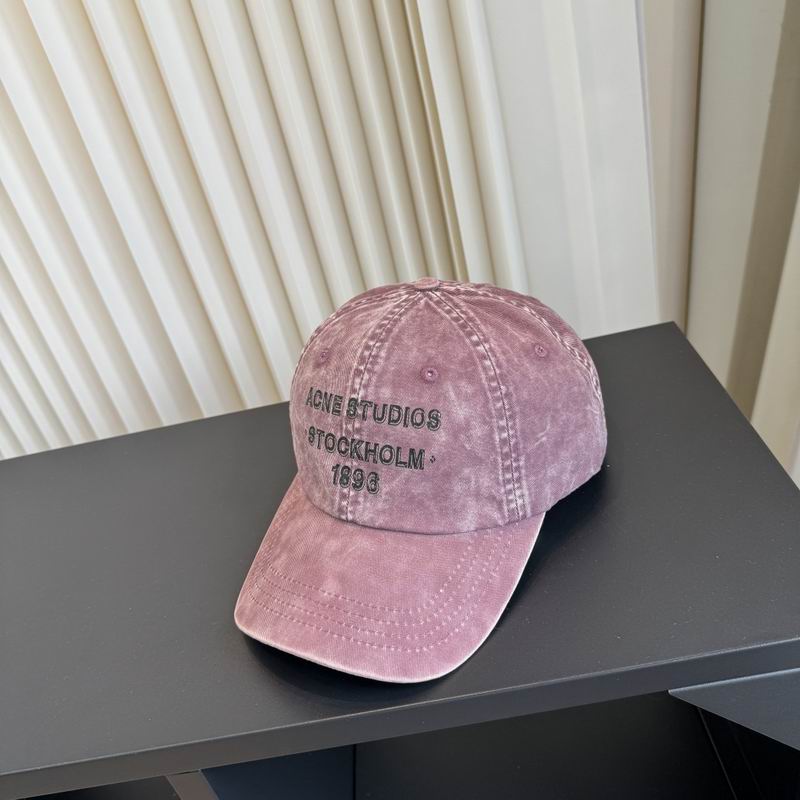 Acne Studios Washed Logo Baseball Cap 4259629 - Image 2