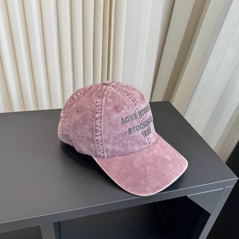 Acne Studios Washed Logo Baseball Cap 4259629 - Image 3