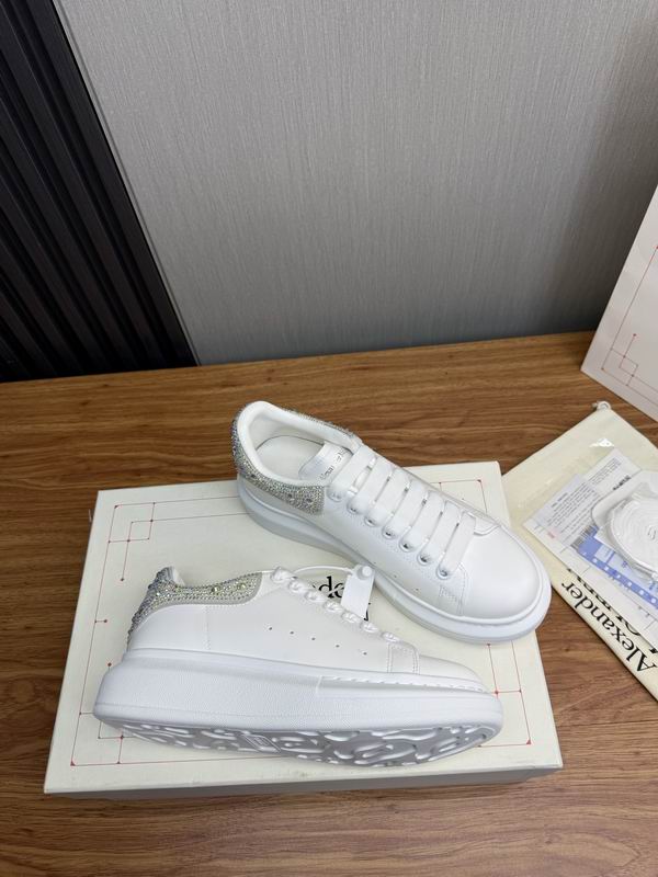 Alexander McQueen White Oversized With Crystal Sneakers 3050995 - Image 2