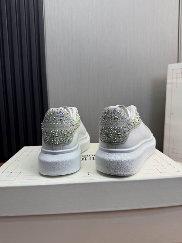 Alexander McQueen White Oversized With Crystal Sneakers 3050995 - Image 3