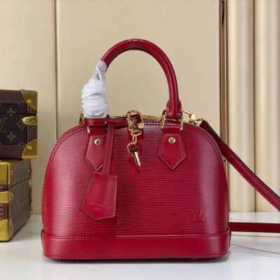 Louis Vuitton Cherry Red Alma BB Handbag M25562