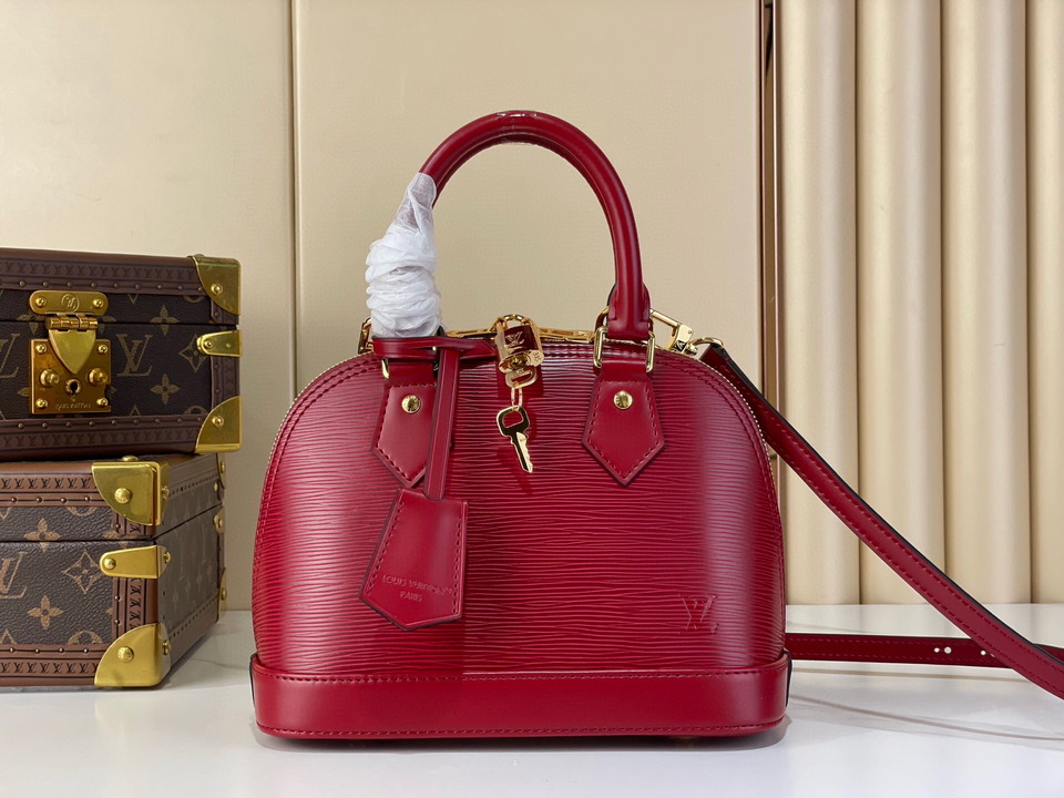 Louis Vuitton Cherry Red Alma BB Handbag M25562