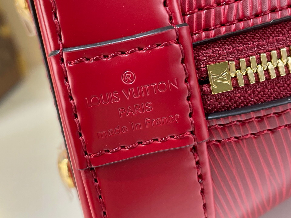 Louis Vuitton Cherry Red Alma BB Handbag M25562 - Image 7
