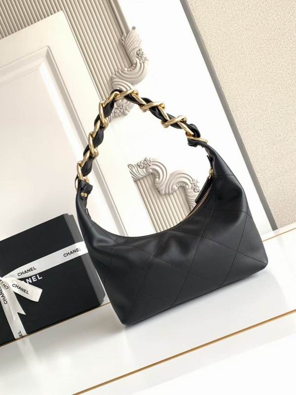 Chanel Black 25K Hobo Bag AS5837 - Image 5