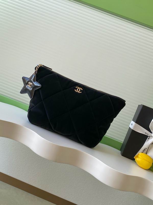 Chanel Black Coco Neige Pouch AP4848