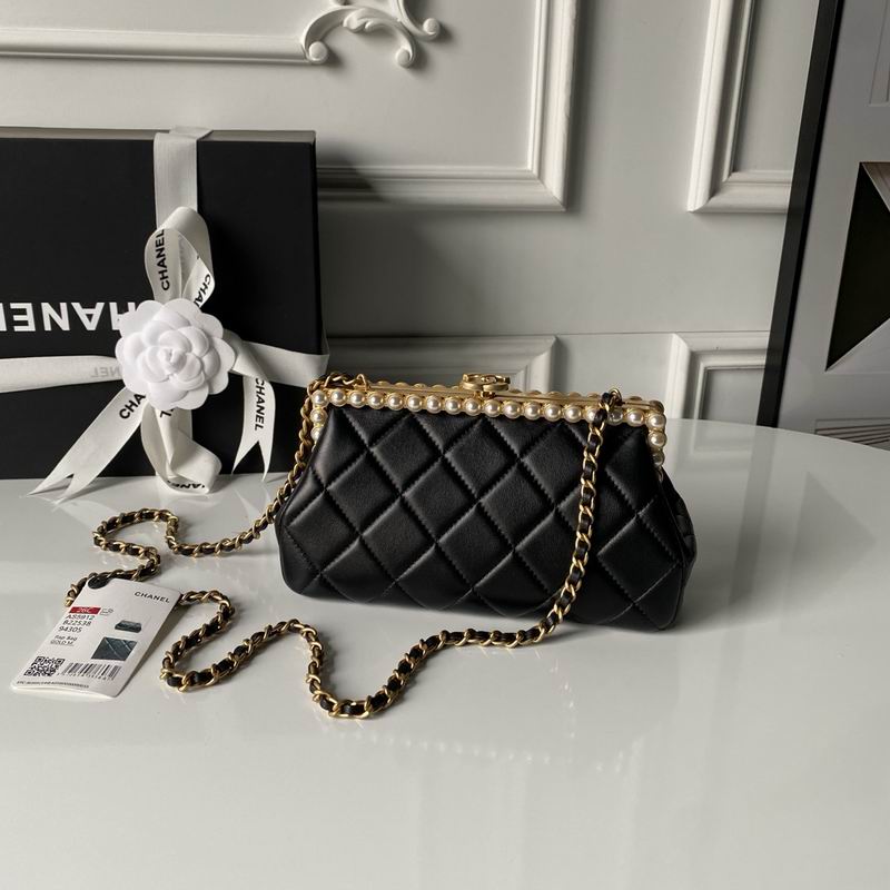 Chanel Black Pearly Clutch AS5912 - Image 2