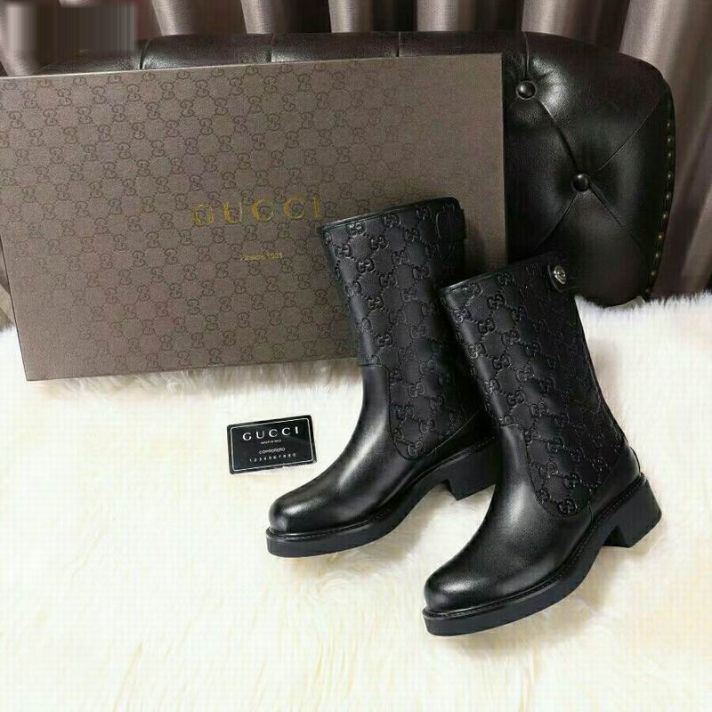 Gucci Black Maud 3093684 Motorcycle Boots MNS0906