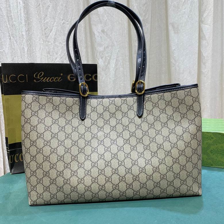 Gucci Beige GG Emblem Tote Handbag 1907030 - Image 2