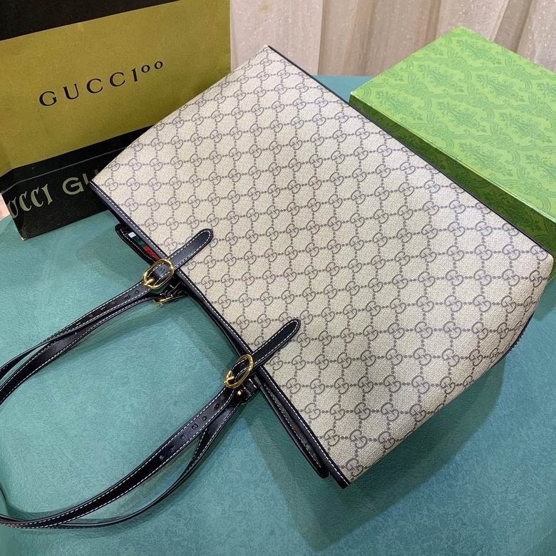 Gucci Beige GG Emblem Tote Handbag 1907030 - Image 3