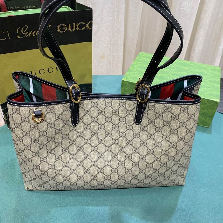 Gucci Beige GG Emblem Tote Handbag 1907030 - Image 7
