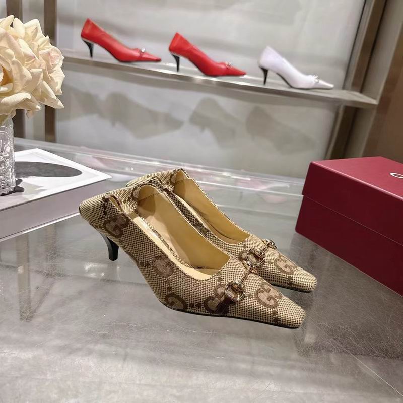 Gucci Beige GG Horsebit 3094787 Pumps MNS0909 - Image 2