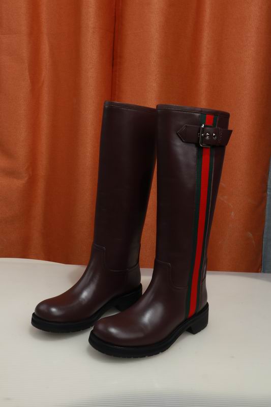 Gucci Black Biker 3096005 Knee-High Boots MNS0912 - Image 6