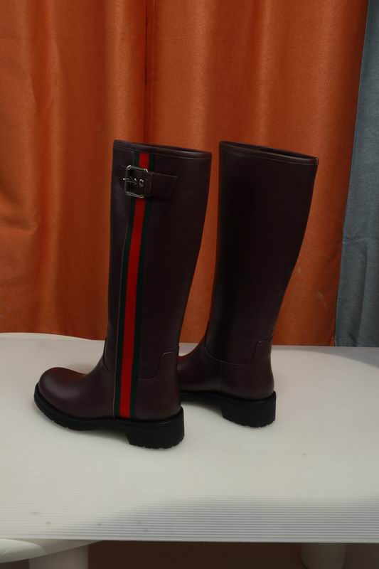 Gucci Black Biker 3096005 Knee-High Boots MNS0912 - Image 9
