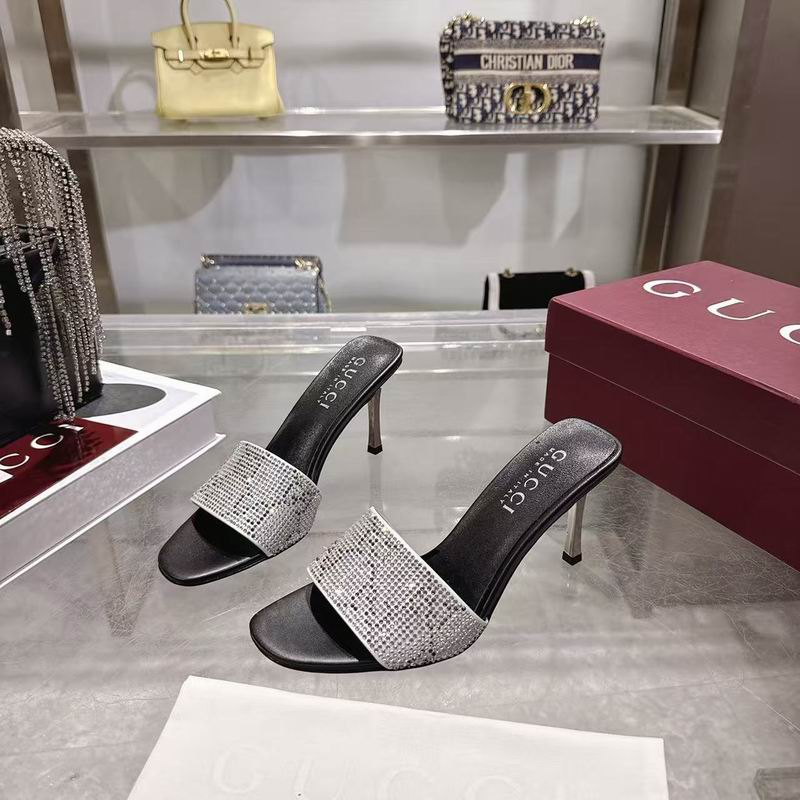 Gucci Bombshell Crystal 3094902 Sandals MNS0915 - Image 11