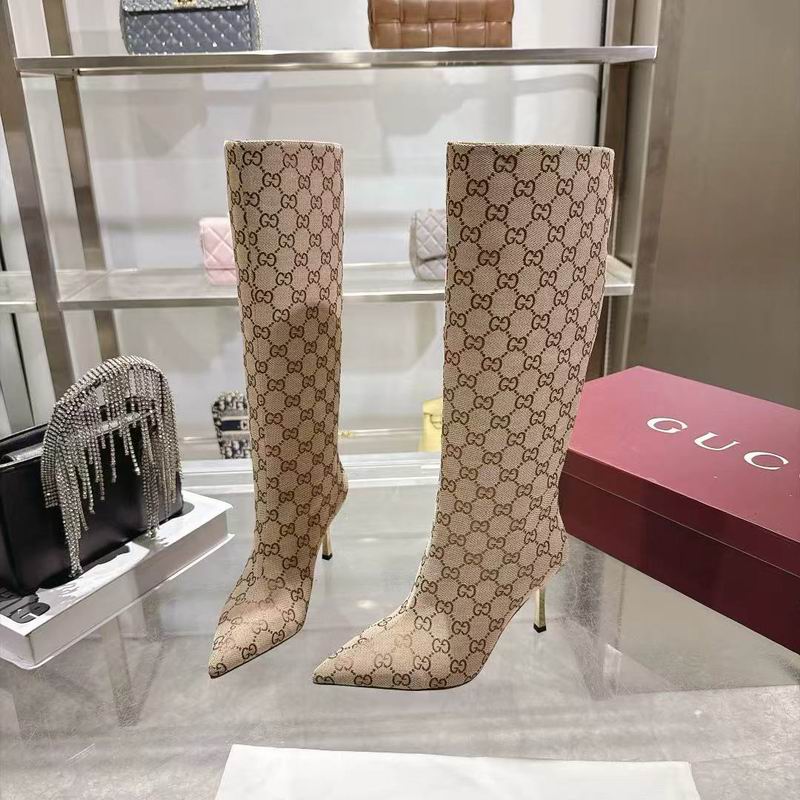 Gucci Bombshell 3096100 Knee-High Boots MNS0918 - Image 5