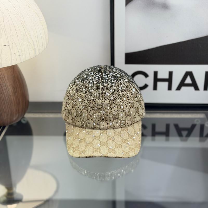 Gucci GG Canvas Baseball Cap With Crystal 4268936 - Image 2