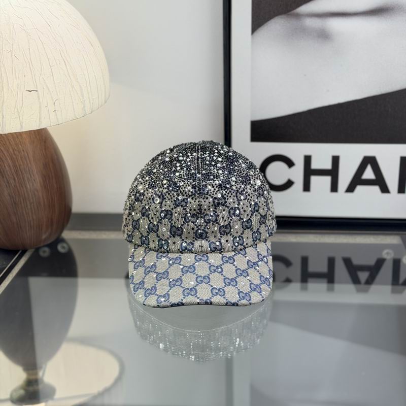 Gucci GG Canvas Baseball Cap With Crystal 4268936 - Image 4