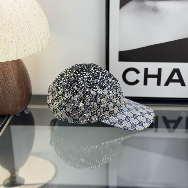 Gucci GG Canvas Baseball Cap With Crystal 4268936 - Image 6