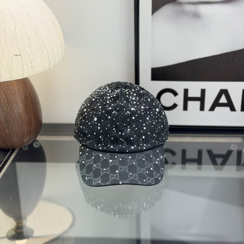 Gucci GG Canvas Baseball Cap With Crystal 4268936 - Image 7