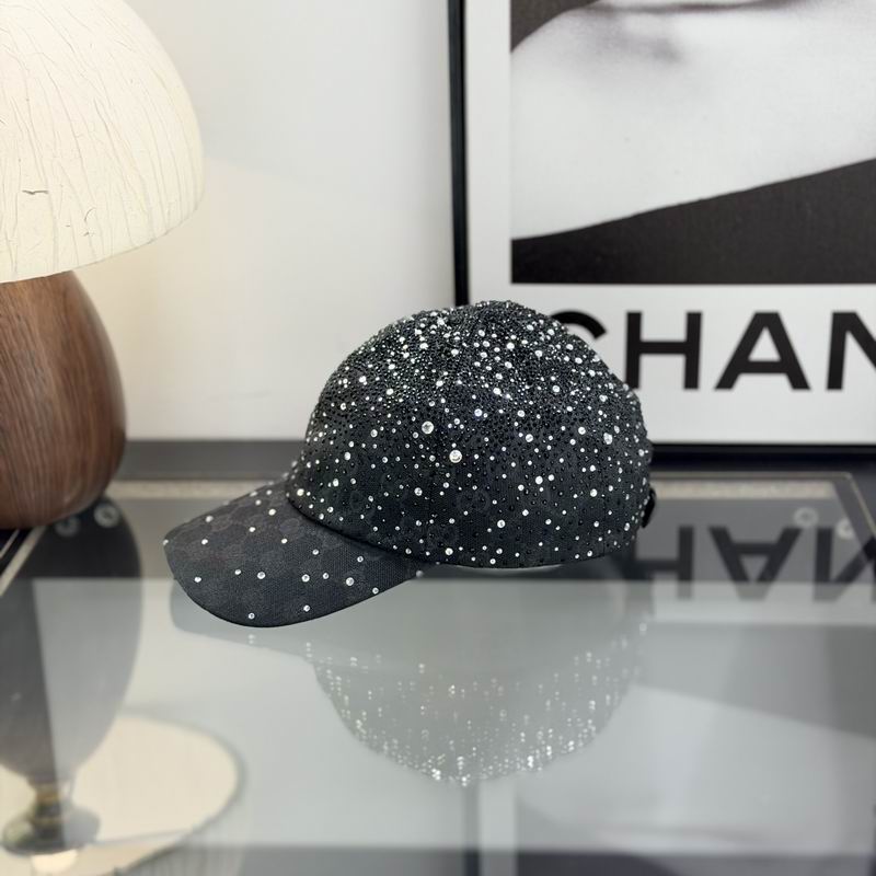 Gucci GG Canvas Baseball Cap With Crystal 4268936 - Image 8